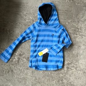 HURLEY hooded, lightweight long sleeve T-shirt